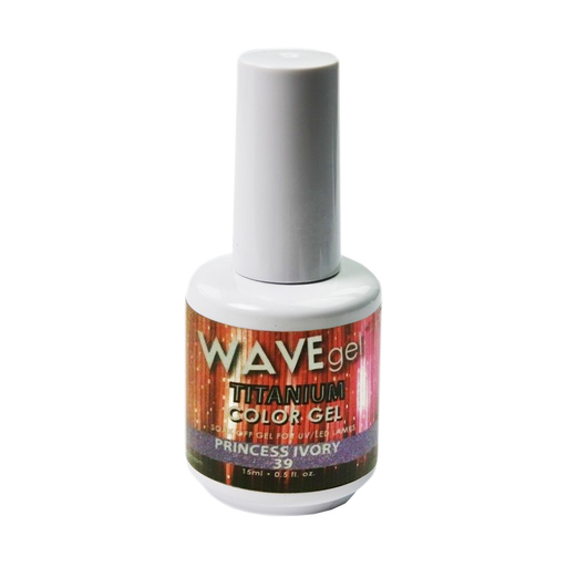 Wave Gel Titanium Gel Polish, 39, Princess Ivory, 0.5oz OK1129