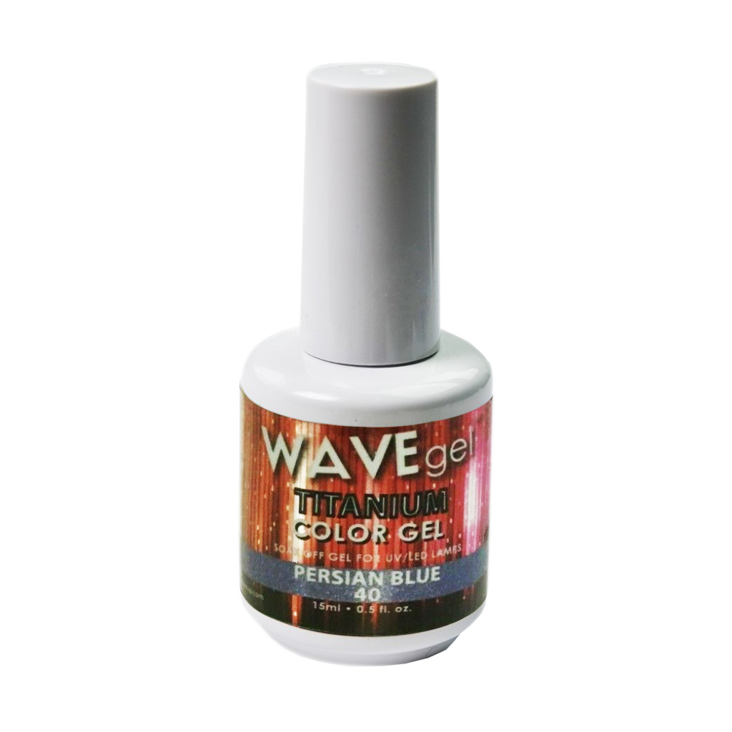 Wave Gel Titanium Gel Polish, 40, Persian Blue, 0.5oz OK1129