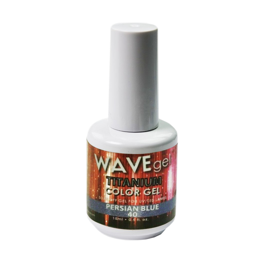 Wave Gel Titanium Gel Polish, 40, Persian Blue, 0.5oz OK1129