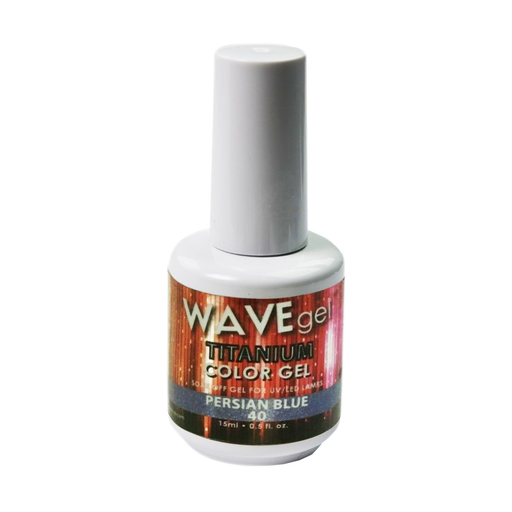 Wave Gel Titanium Gel Polish, 40, Persian Blue, 0.5oz OK1129