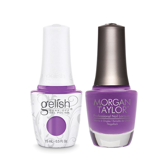 Gelish Gel Polish & Morgan Taylor Nail Lacquer, Tokyo Á Go Go, 0.5oz, 1110180 + 50180 KK0907