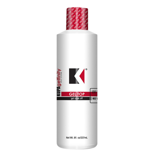 Kupa Gelfinity, Top Coat Gloss No Wipe, 8oz (Packing: 32 pcs/case)