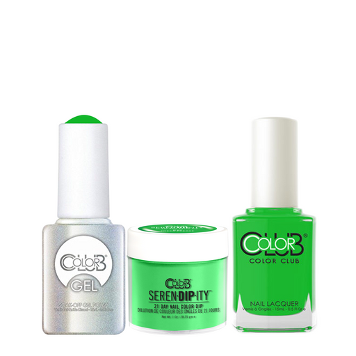Color Club 3in1 Dipping Powder + Gel Polish + Nail Lacquer , Serendipity, Trees Please, 1oz, 05XDIPN45-1 KK