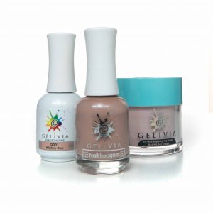 Gelivia 3in1 Dipping Powder + Gel Polish + Nail Lacquer, 001, Wintery Doe, OK0304VD