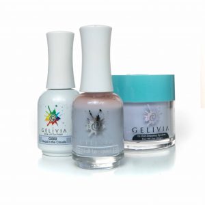 Gelivia 3in1 Dipping Powder + Gel Polish + Nail Lacquer, 002, Head in the Clouds, OK0304VD