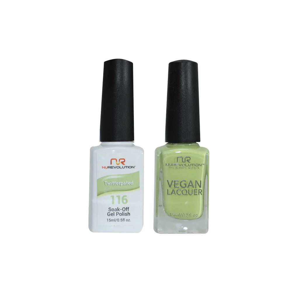NuRevolution Gel Polish + Nail Lacquer, 116, Twitterpated, 0.5oz