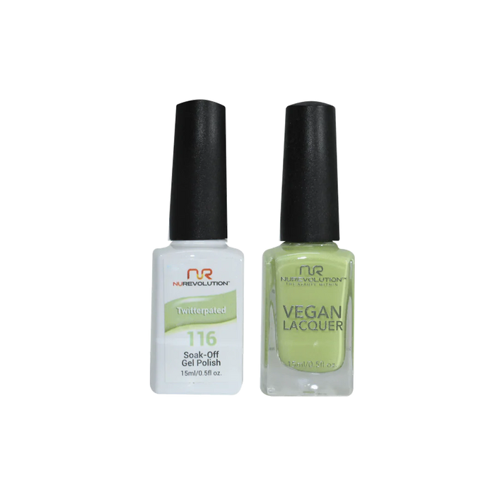 NuRevolution Gel Polish + Nail Lacquer, 116, Twitterpated, 0.5oz