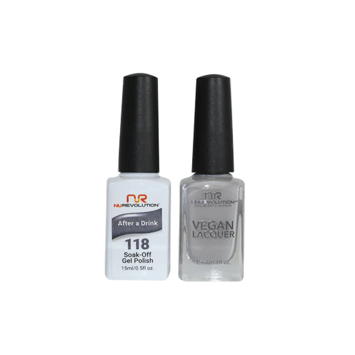 NuRevolution Gel Polish + Nail Lacquer, 118, After a Drink, 0.5oz