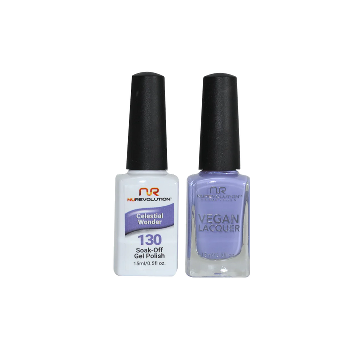 NuRevolution Gel Polish + Nail Lacquer, 130, Celestial Wonder, 0.5oz