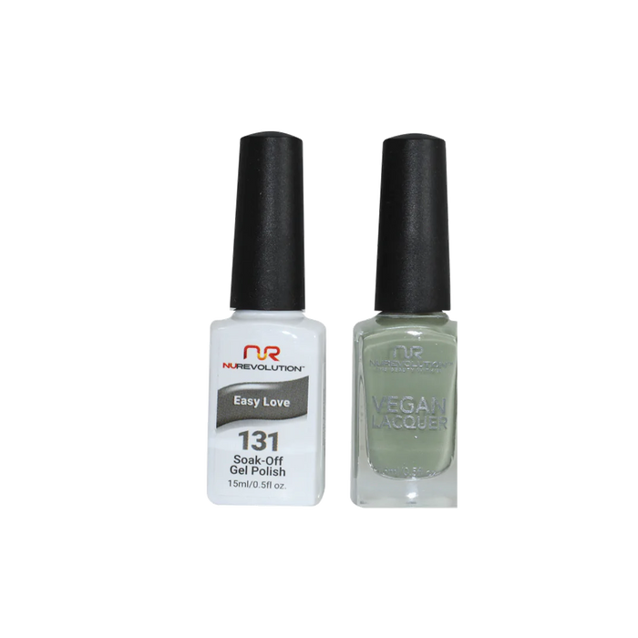 NuRevolution Gel Polish + Nail Lacquer, 131, Easy Love, 0.5oz
