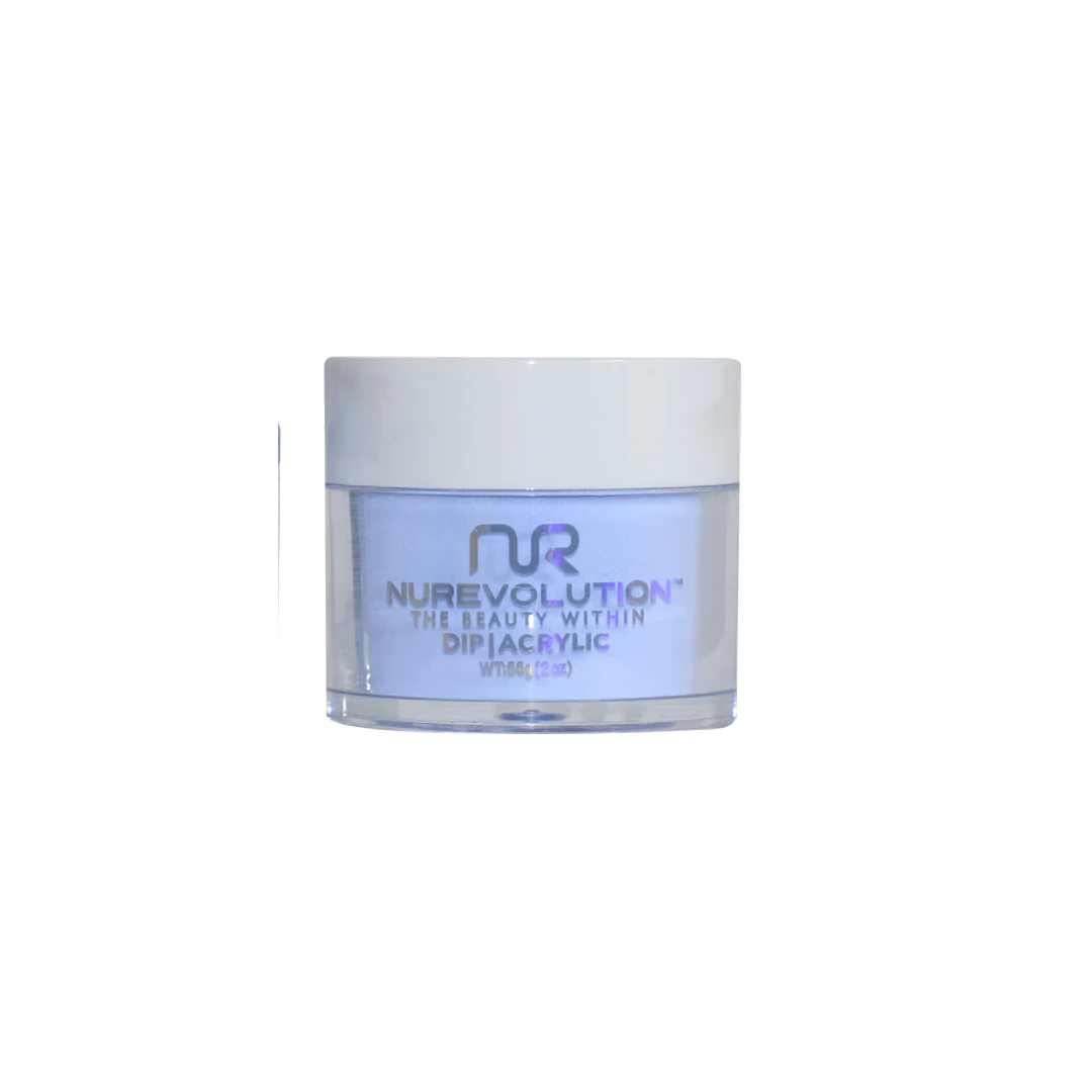 NuRevolution Dipping Powder, 132, Peek-a-Blue, 2oz