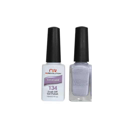 NuRevolution Gel Polish + Nail Lacquer, 134, La La Land, 0.5oz