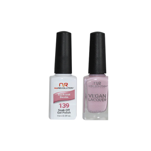 NuRevolution Gel Polish + Nail Lacquer, 139, Backseat Bestie, 0.5oz