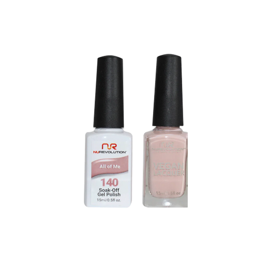 NuRevolution Gel Polish + Nail Lacquer, 140, All of Me, 0.5oz