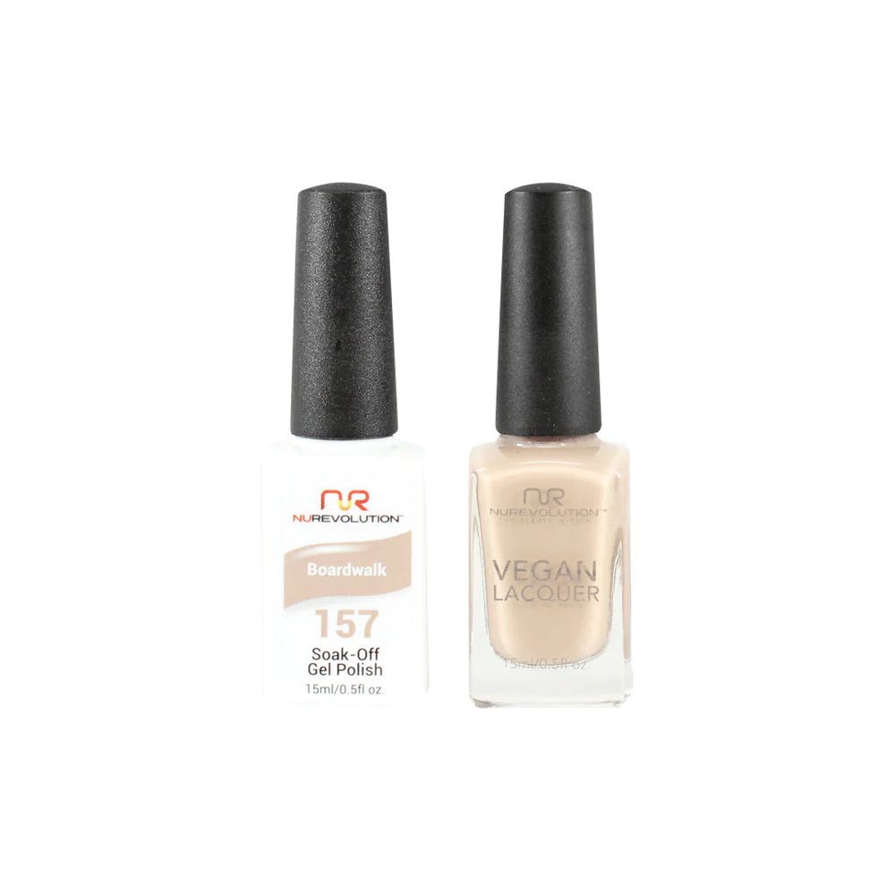 NuRevolution Gel Polish + Nail Lacquer, 157, Boardwalk, 0.5oz