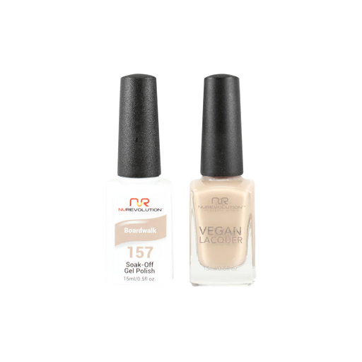 NuRevolution Gel Polish + Nail Lacquer, 157, Boardwalk, 0.5oz