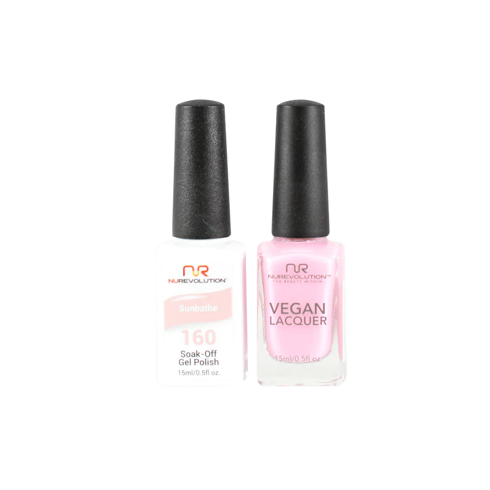 NuRevolution Gel Polish + Nail Lacquer, 160, Sunbathe, 0.5oz