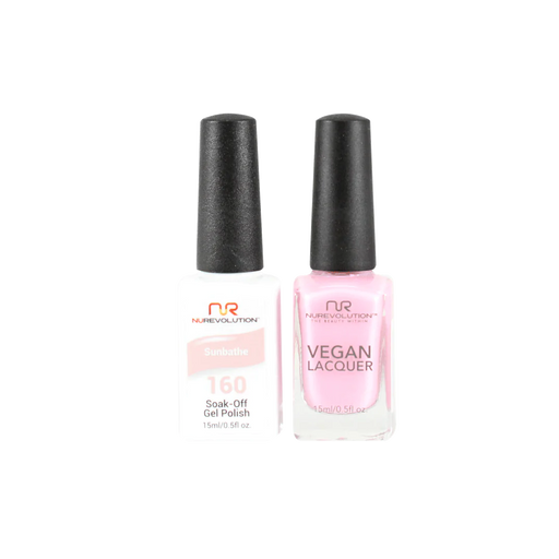 NuRevolution Gel Polish + Nail Lacquer, 160, Sunbathe, 0.5oz