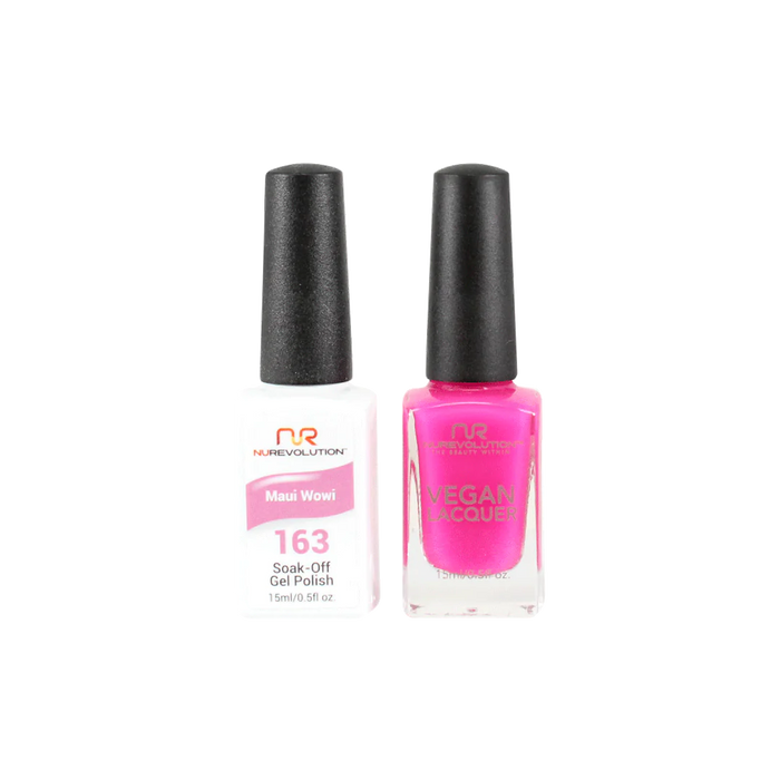 NuRevolution Gel Polish + Nail Lacquer, 163, Juicy, 0.5oz