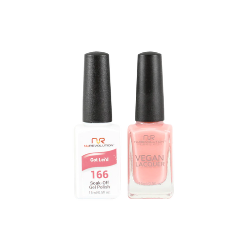 NuRevolution Gel Polish + Nail Lacquer, 166, Got Lei'd, 0.5oz