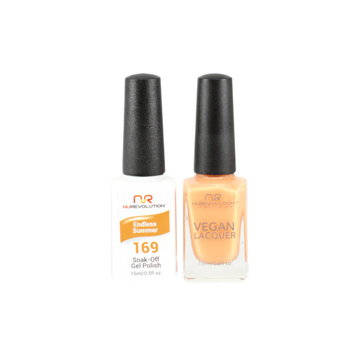 NuRevolution Gel Polish + Nail Lacquer, 169, Endless Summer, 0.5oz