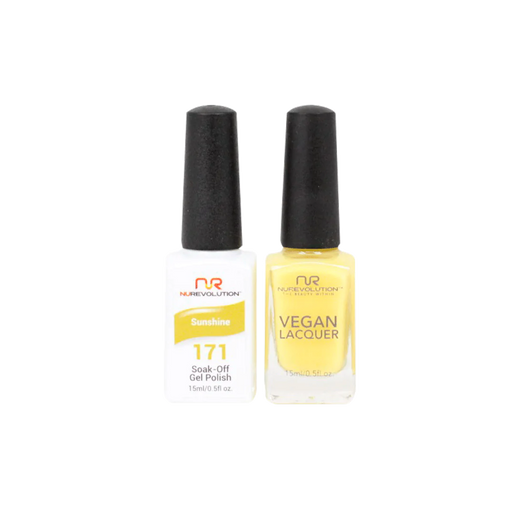 NuRevolution Gel Polish + Nail Lacquer, 171, Sunshine, 0.5oz