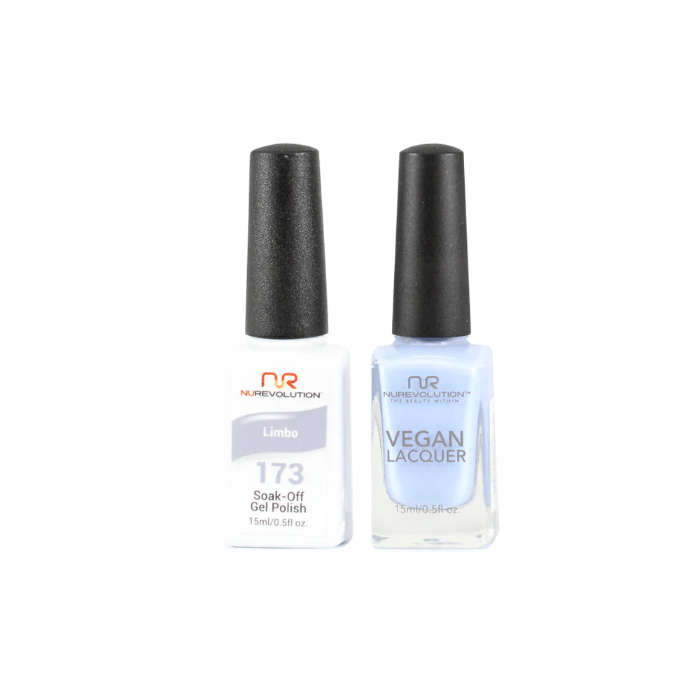NuRevolution Gel Polish + Nail Lacquer, 173, Limbo, 0.5oz