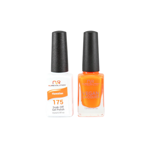 NuRevolution Gel Polish + Nail Lacquer, 175, Hawaiian, 0.5oz