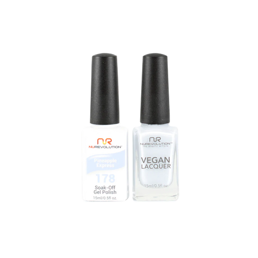 NuRevolution Gel Polish + Nail Lacquer, 178, Pinapple Express, 0.5oz