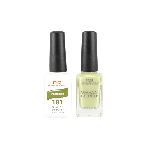 NuRevolution Gel Polish + Nail Lacquer, 181, Pearadise, 0.5oz