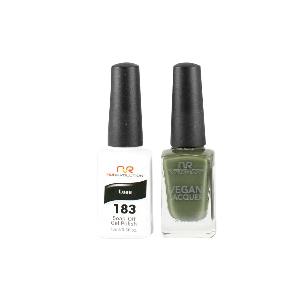 NuRevolution Gel Polish + Nail Lacquer, 183, Luau, 0.5oz