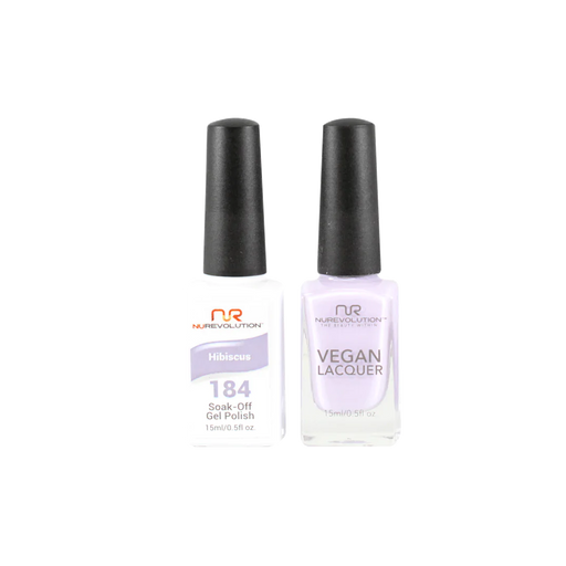 NuRevolution Gel Polish + Nail Lacquer, 184, Hibiscus, 0.5oz