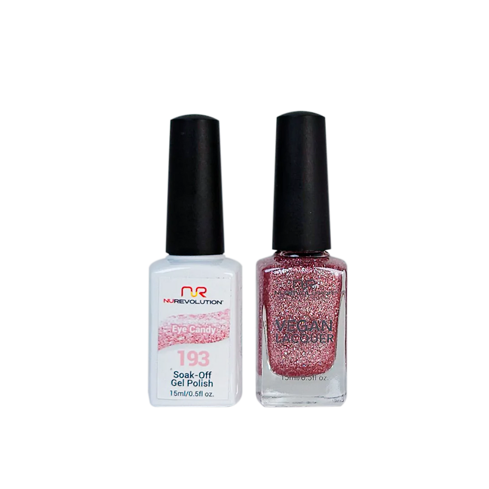 NuRevolution Gel Polish + Nail Lacquer, 193, Eye Candy, 0.5oz