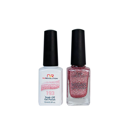 NuRevolution Gel Polish + Nail Lacquer, 193, Eye Candy, 0.5oz