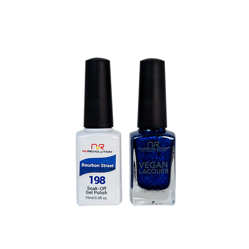 NuRevolution Gel Polish + Nail Lacquer, 198, Bourbon Street, 0.5oz