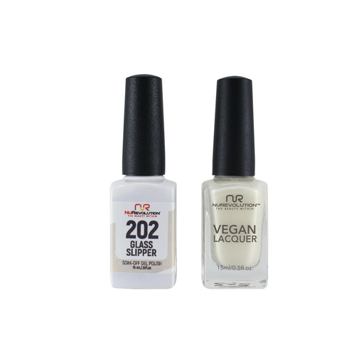 NuRevolution Gel Polish + Nail Lacquer, 202, Glass Sleeper, 0.5oz