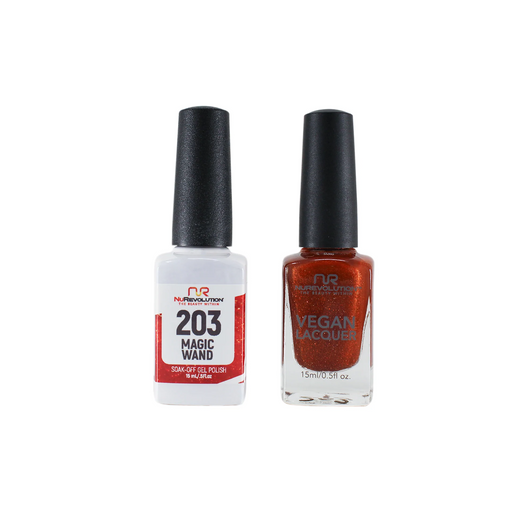 NuRevolution Gel Polish + Nail Lacquer, 203, Magic Wand, 0.5oz