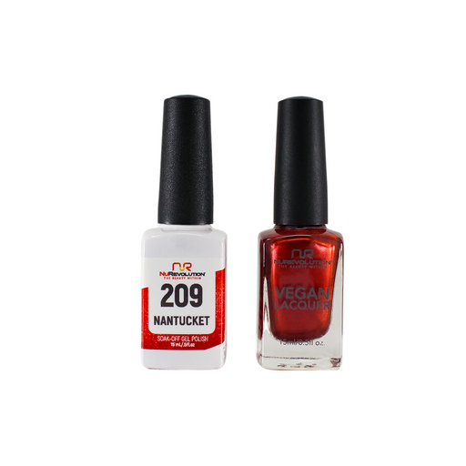 NuRevolution Gel Polish + Nail Lacquer, 209, Nantucket, 0.5oz