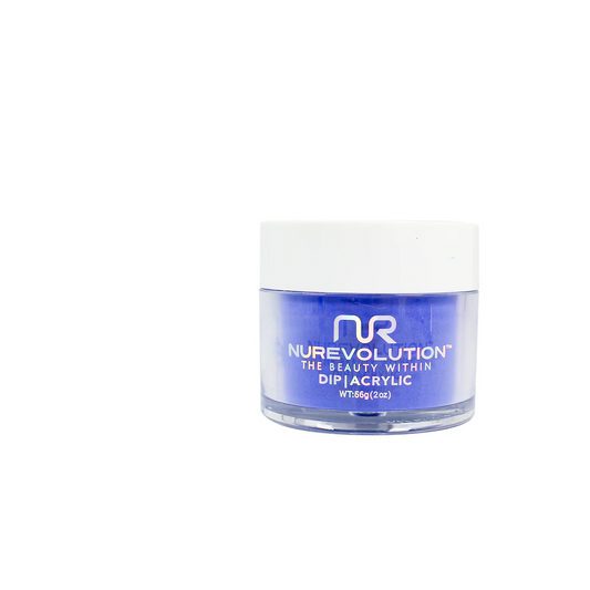 NuRevolution Dipping Powder, 211, Blue Ether, 2oz