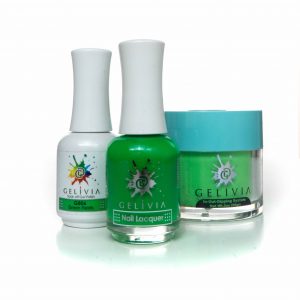 Gelivia 3in1 Dipping Powder + Gel Polish + Nail Lacquer, 806, Green Fields OK0916MN