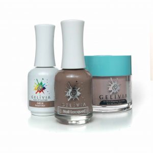 Gelivia 3in1 Dipping Powder + Gel Polish + Nail Lacquer, 814, Desert Mist OK0916MN