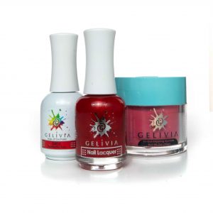 Gelivia 3in1 Dipping Powder + Gel Polish + Nail Lacquer, 815, Pointsetta Sea, OK0916MN