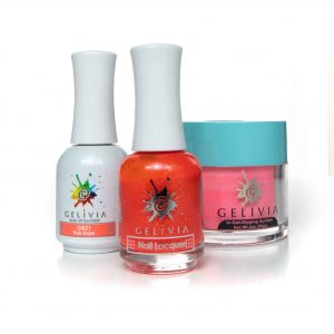 Gelivia 3in1 Dipping Powder + Gel Polish + Nail Lacquer, 821, Pink Azure, OK0916MN