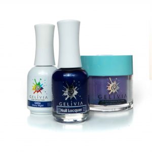 Gelivia 3in1 Dipping Powder + Gel Polish + Nail Lacquer, 826, Starry Night, OK0916MN