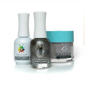 Gelivia 3in1 Dipping Powder + Gel Polish + Nail Lacquer, 827, Platinum Blonde, OK0916MN