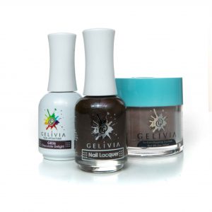 Gelivia 3in1 Dipping Powder + Gel Polish + Nail Lacquer, 836, Chocolate Delight OK0916MN