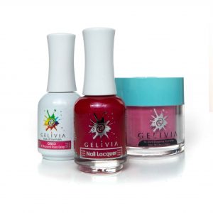 Gelivia 3in1 Dipping Powder + Gel Polish + Nail Lacquer, 853, A Thousand Kisses Deep OK0913MN