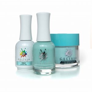 Gelivia 3in1 Dipping Powder + Gel Polish + Nail Lacquer, 865, Lonely Sky, OK0916MN