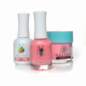 Gelivia 3in1 Dipping Powder + Gel Polish + Nail Lacquer, 866, Angelic Dust OK0916MN