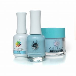 Gelivia 3in1 Dipping Powder + Gel Polish + Nail Lacquer, 868, Love is Blue, OK0916MN